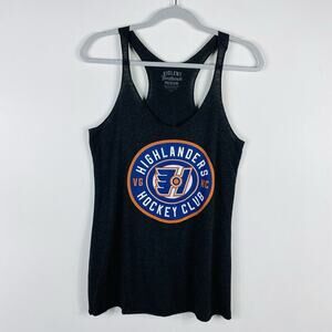 Violent Gentlemen Size Medium Highlanders Hockey Club Muscle Tank Top Black